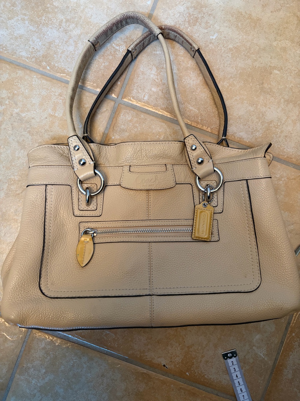 Coach Penelope Pebbled Leather Shoulder Bag